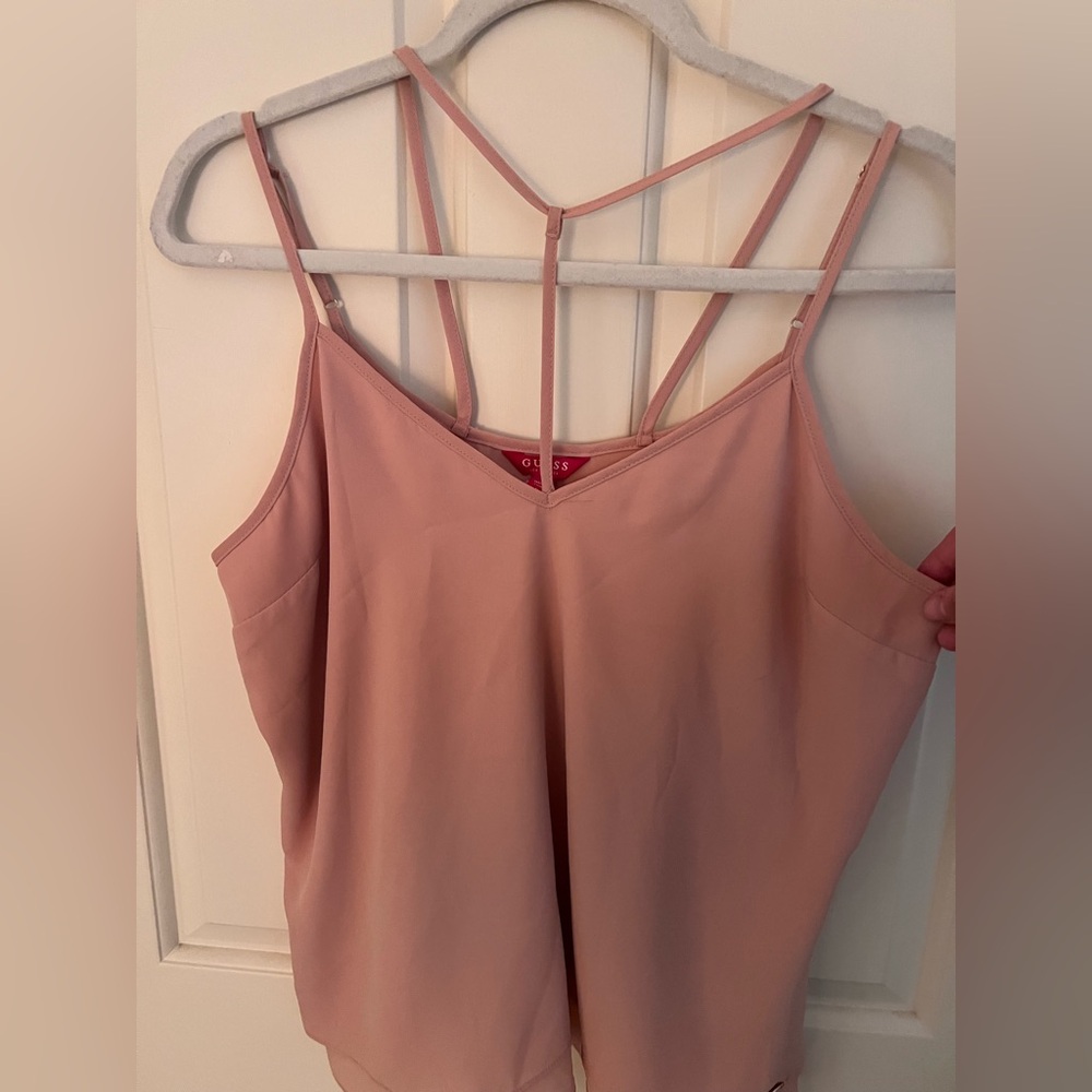 BNWT! Guess Chic Pink size Medium Camisole Adjustable Straps
